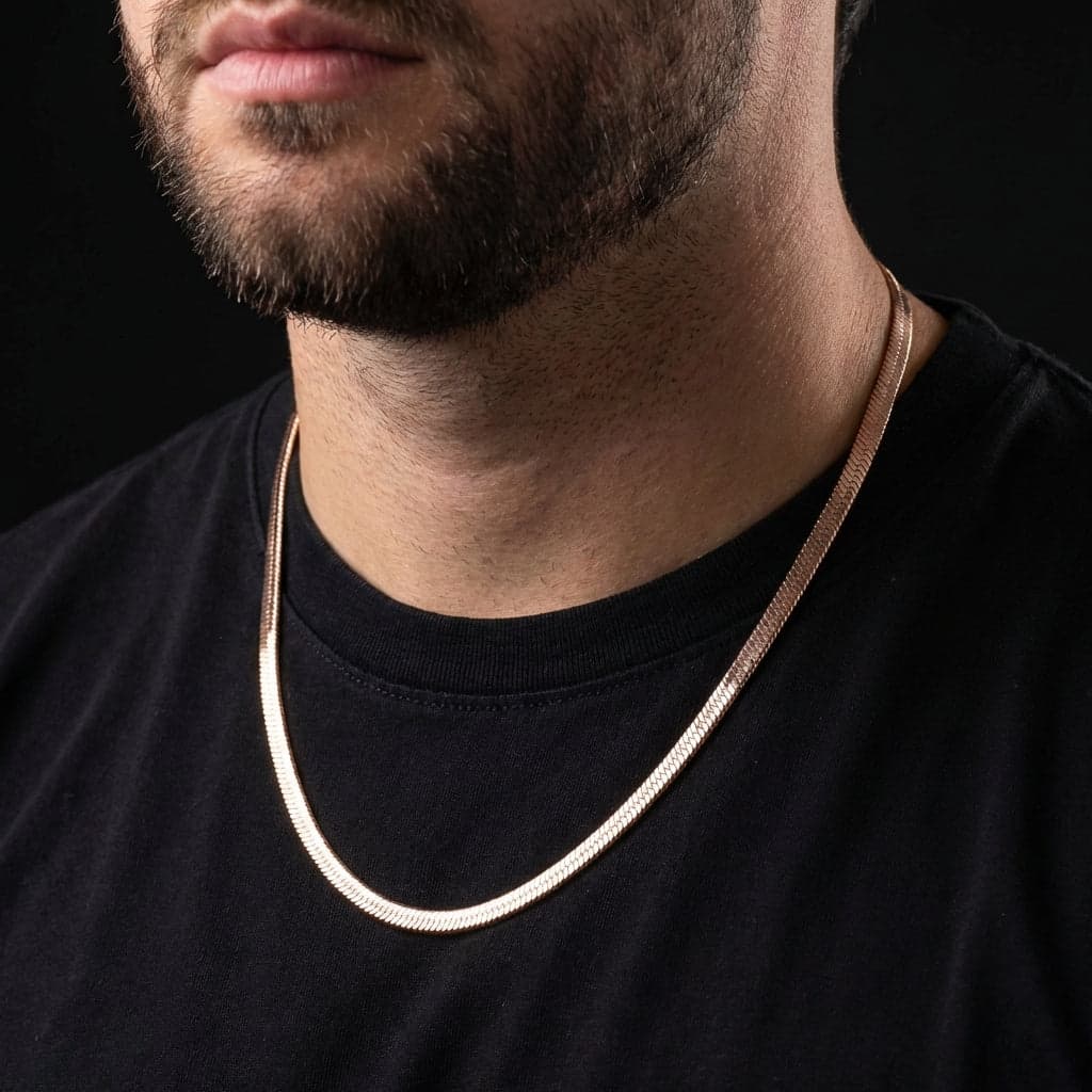 Cadena Egipcia Rosa Hombre