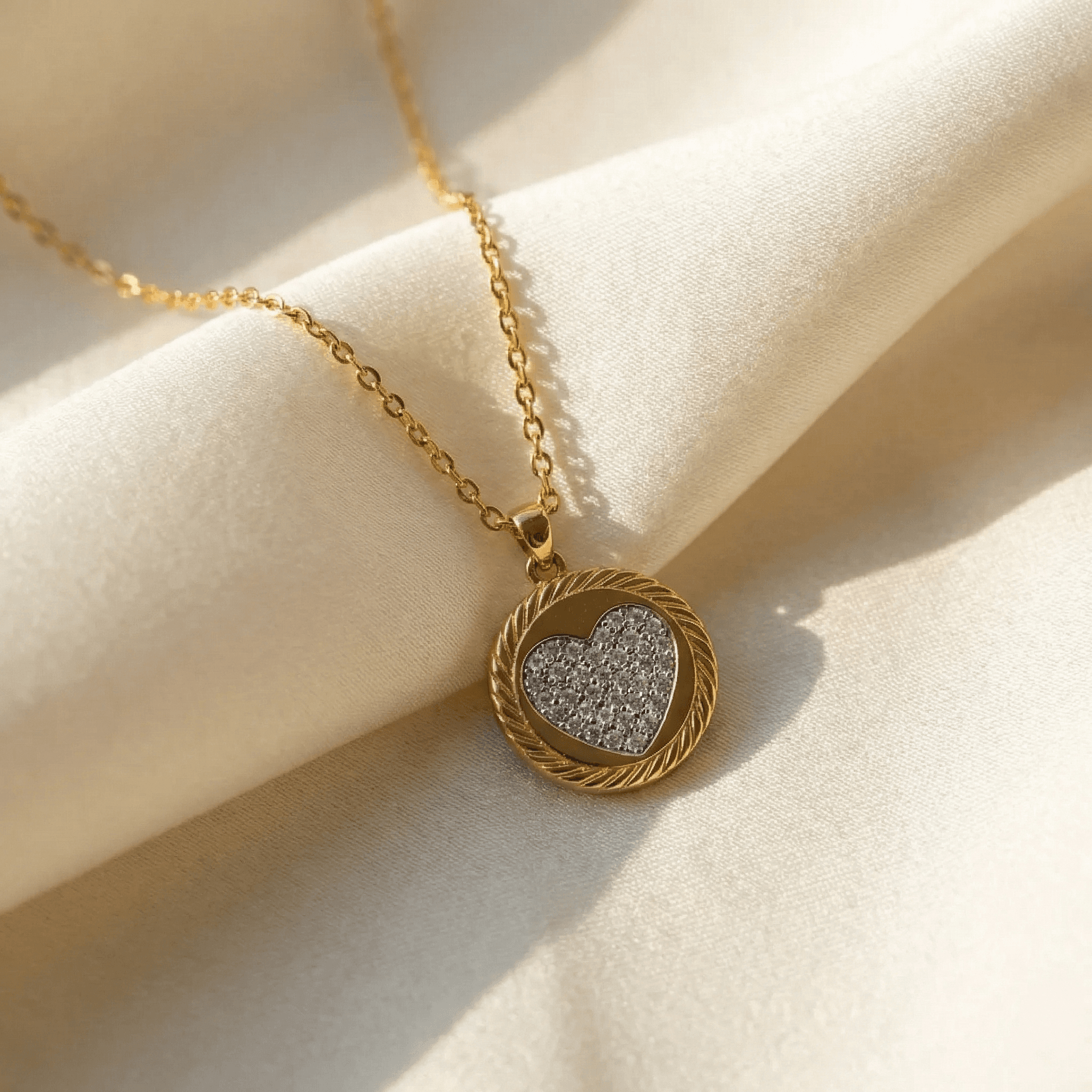Cadena Corazón Redondo Mujer