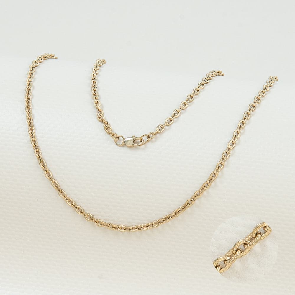 Cadena Ovalo Mujer