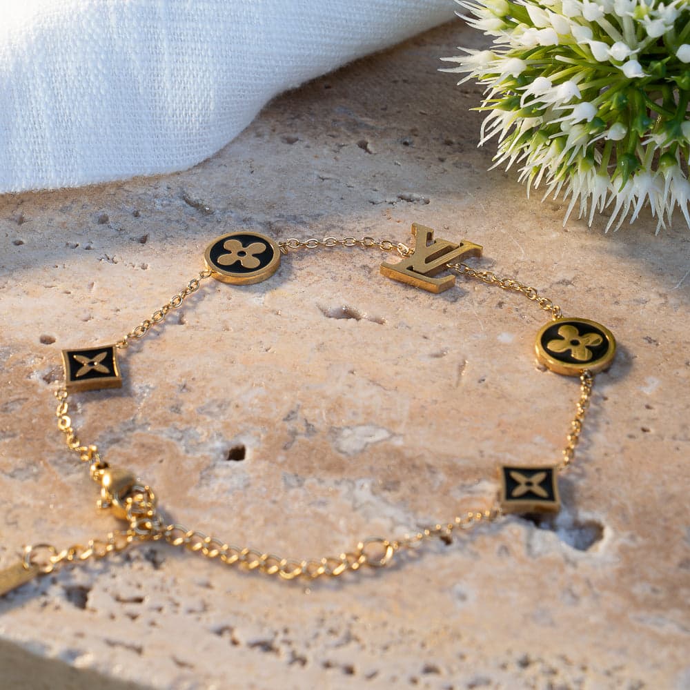 Pulsera Mujer LV Trebol - Ref114